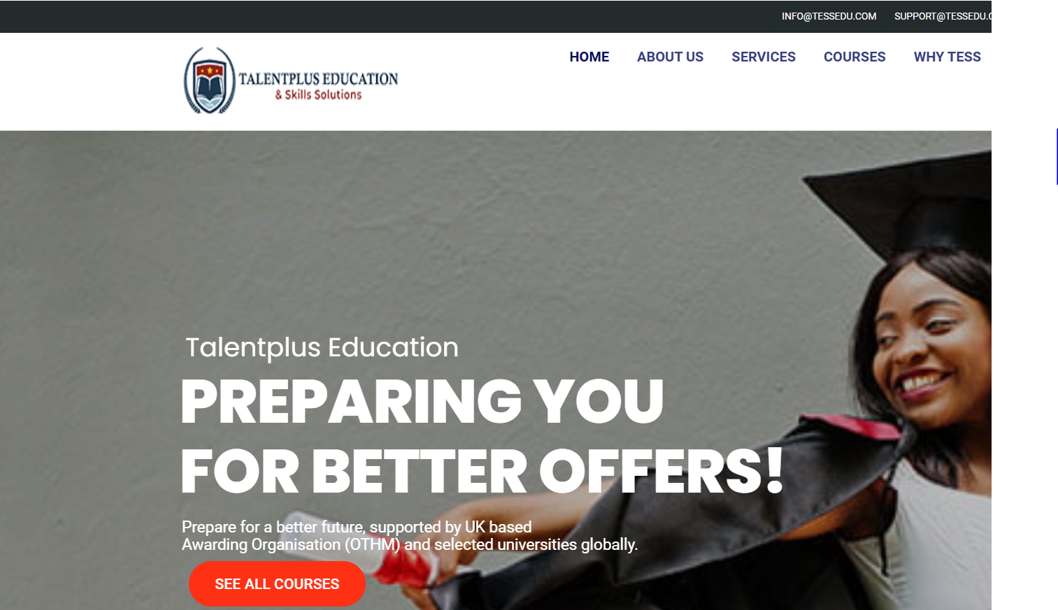 Education Consulting Website
